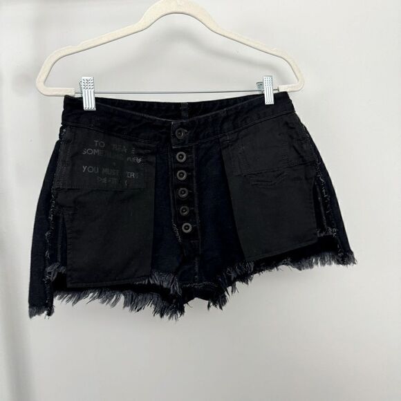 ⭕️ BEN TAVERNITI™ Denim Black Shorts 29 Designs - Picture 4 of 4